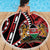 Kenya With African Shield Beach Blanket