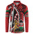 Kenya With African Shield Button Sweatshirt