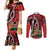 Kenya With African Shield Couples Matching Mermaid Dress and Long Sleeve Button Shirt