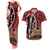 Kenya With African Shield Couples Matching Tank Maxi Dress and Hawaiian Shirt