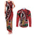 Kenya With African Shield Couples Matching Tank Maxi Dress and Long Sleeve Button Shirt