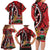 Kenya With African Shield Family Matching Long Sleeve Bodycon Dress and Hawaiian Shirt