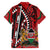 Kenya With African Shield Family Matching Long Sleeve Bodycon Dress and Hawaiian Shirt