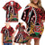 Kenya With African Shield Family Matching Off Shoulder Short Dress and Hawaiian Shirt