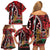 Kenya With African Shield Family Matching Off Shoulder Short Dress and Hawaiian Shirt