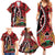 Kenya With African Shield Family Matching Summer Maxi Dress and Hawaiian Shirt