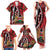 Kenya With African Shield Family Matching Tank Maxi Dress and Hawaiian Shirt