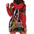 Kenya With African Shield Hoodie Dress