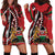 Kenya With African Shield Hoodie Dress