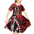 Kenya With African Shield Kid Short Sleeve Dress