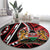 Kenya With African Shield Round Carpet