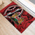 Kenya With African Shield Rubber Doormat