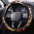 Kenya With African Shield Steering Wheel Cover