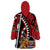 Kenya With African Shield Wearable Blanket Hoodie