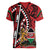 Kenya With African Shield Women V-Neck T-Shirt