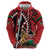 Kenya With African Shield Zip Hoodie