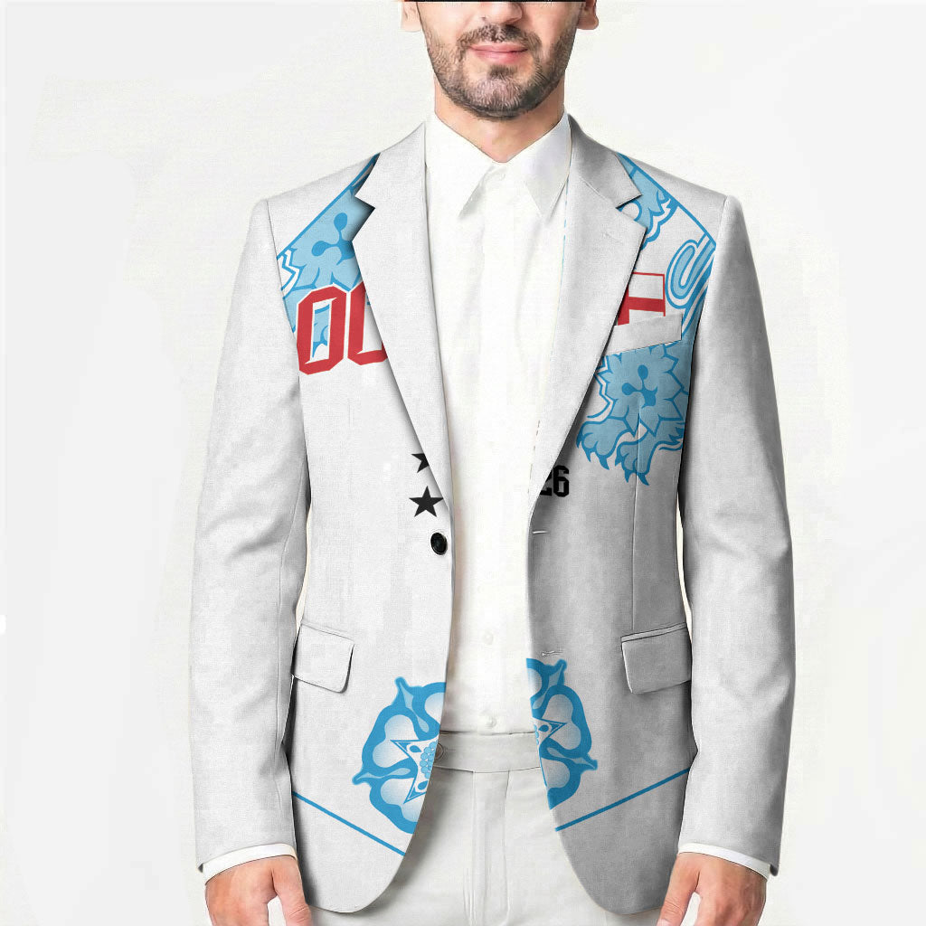England World Champions 2026 Custom Blazer Three Lions Second Star Retro Style
