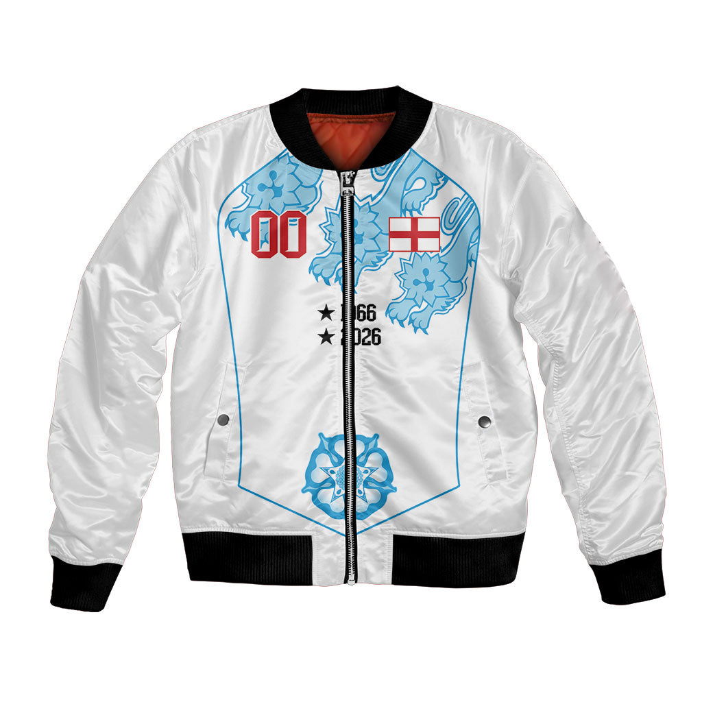 England World Champions 2026 Custom Bomber Jacket Three Lions Second Star Retro Style