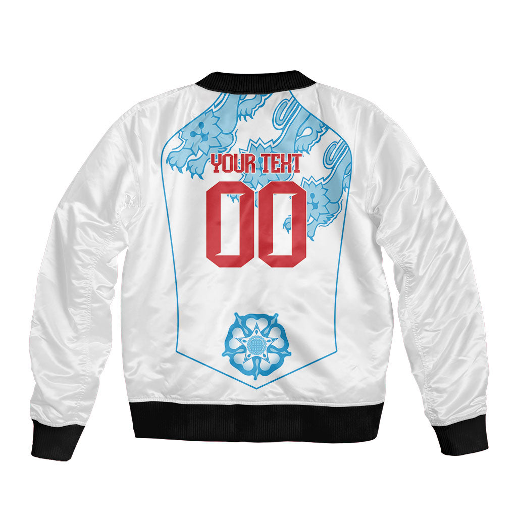 England World Champions 2026 Custom Bomber Jacket Three Lions Second Star Retro Style
