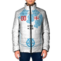 England World Champions 2026 Custom Padded Jacket Three Lions Second Star Retro Style