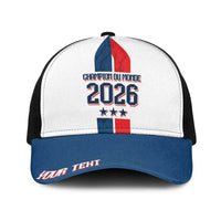 France Champion du Monde 2026 Personalized Baseball Net Cap Allez les Bleus