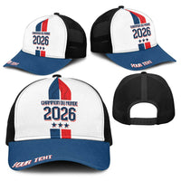 France Champion du Monde 2026 Personalized Baseball Net Cap Allez les Bleus