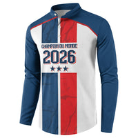 France Champion du Monde 2026 Custom Button Sweatshirt Allez les Bleus