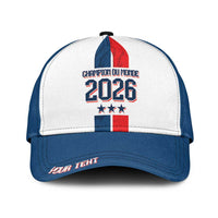 France Champion du Monde 2026 Personalized Classic Cap Allez les Bleus