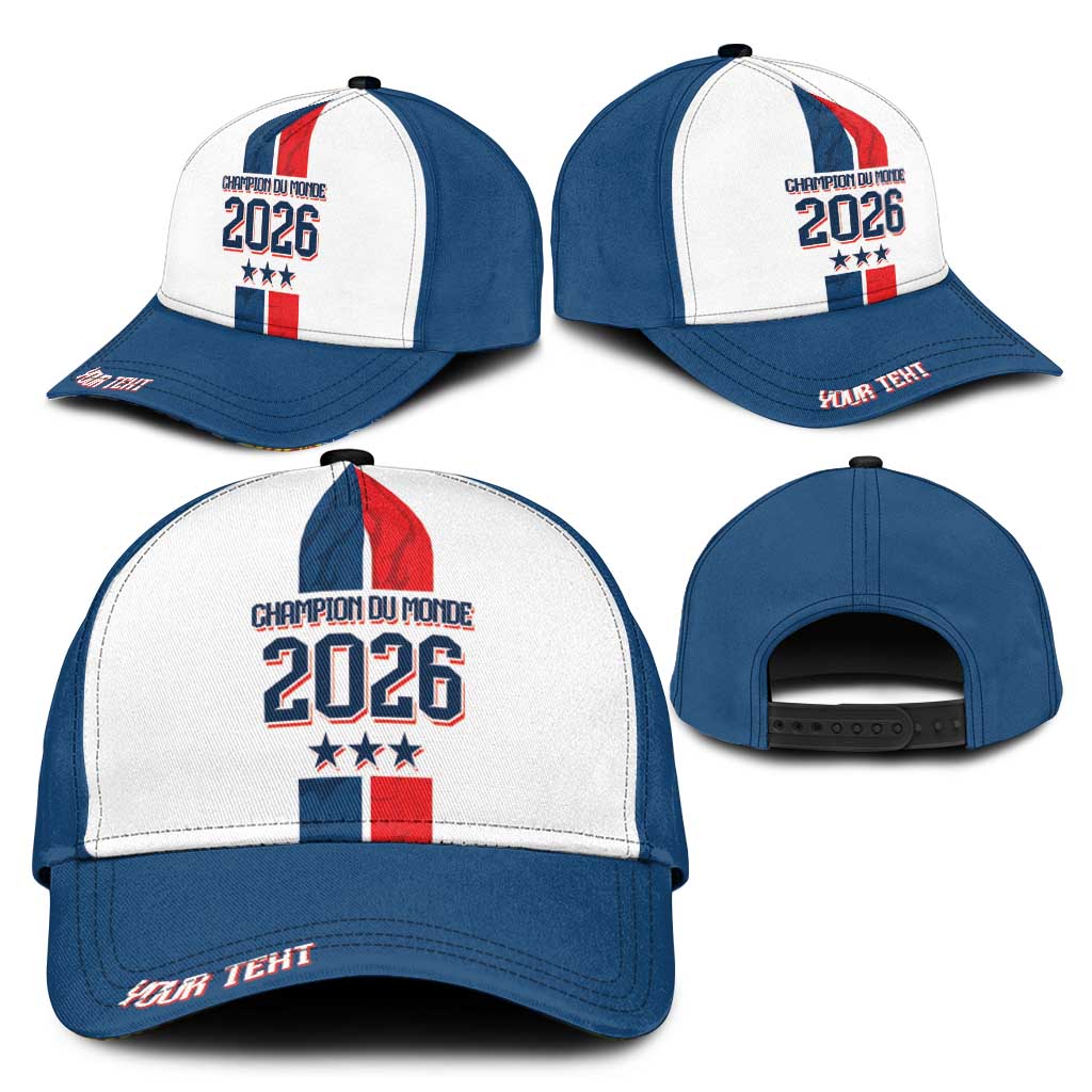 France Champion du Monde 2026 Personalized Classic Cap Allez les Bleus