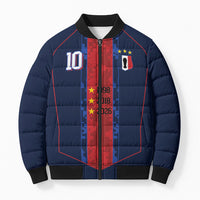 France Champion du Monde 2026 Custom Bomber Puffer Jacket Les Bleus Third Star Retro Style