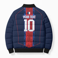 France Champion du Monde 2026 Custom Bomber Puffer Jacket Les Bleus Third Star Retro Style