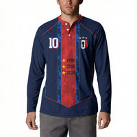 France Champion du Monde 2026 Custom Button Sweatshirt Les Bleus Third Star Retro Style