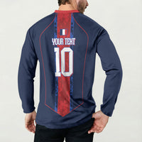 France Champion du Monde 2026 Custom Button Sweatshirt Les Bleus Third Star Retro Style