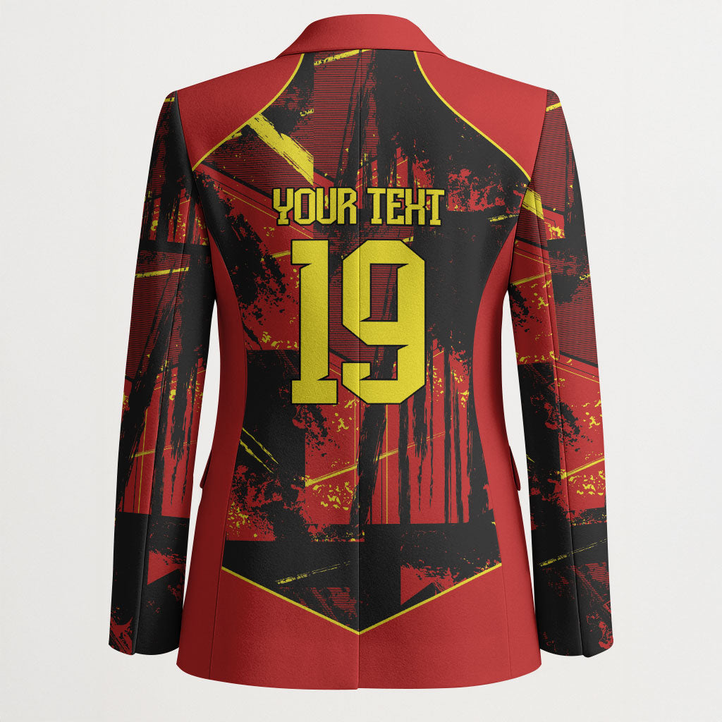 Spain Campeon del Mundo 2026 Custom Blazer Espana Second Star Retro Style