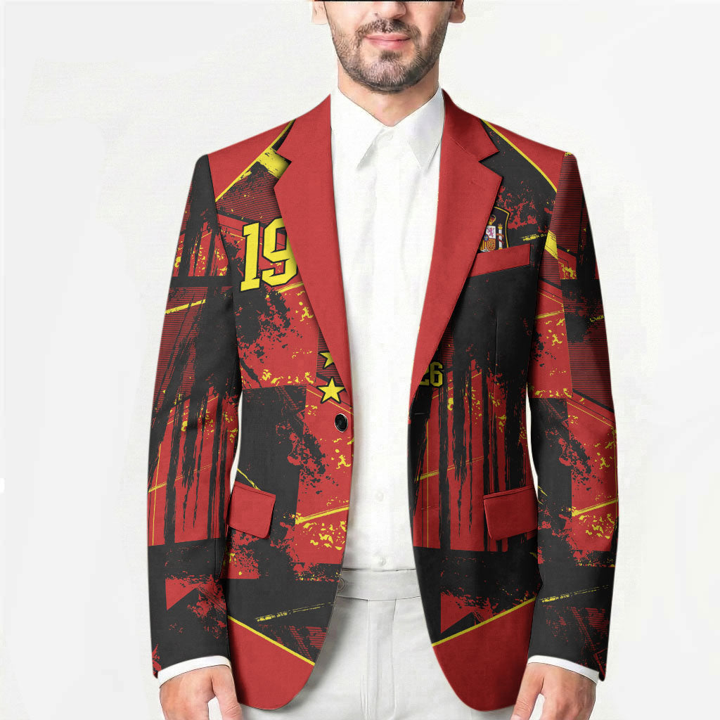 Spain Campeon del Mundo 2026 Custom Blazer Espana Second Star Retro Style