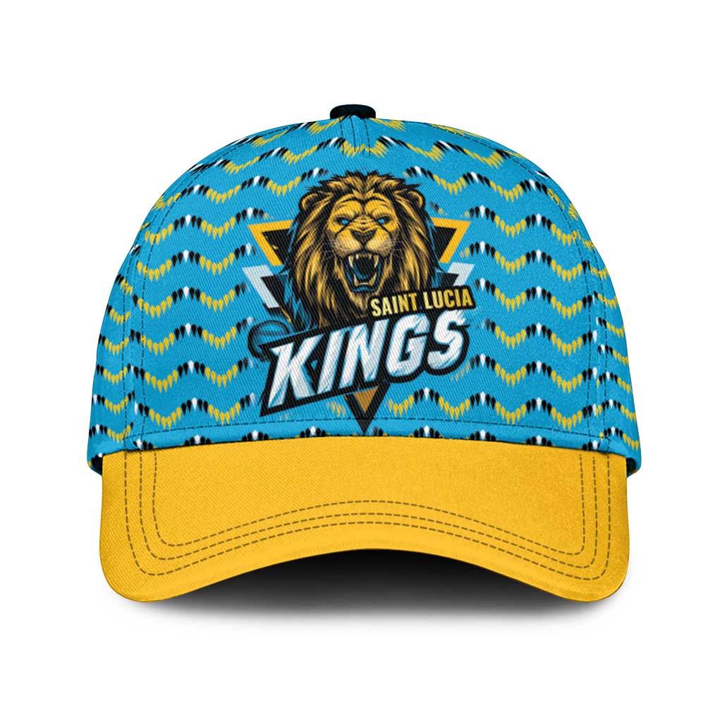 Custom Caribbean Cricket Saint Lucia Classic Cap Glory is Ours Kings Rule 2025 - Wonder Print Shop