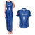 Italy Rugby Couples Matching Tank Maxi Dress and Hawaiian Shirt World Cup 2023 Go Gli Azzurri Sporty Style LT9 - Wonder Print Shop