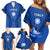 Italy Rugby Family Matching Off Shoulder Short Dress and Hawaiian Shirt World Cup 2023 Go Gli Azzurri Sporty Style LT9 - Wonder Print Shop