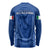 Italy Rugby Long Sleeve Shirt World Cup 2023 Go Gli Azzurri Sporty Style - Wonder Print Shop