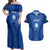 Custom Italy Rugby Couples Matching Off Shoulder Maxi Dress and Hawaiian Shirt World Cup 2023 Go Gli Azzurri Sporty Style LT9 - Wonder Print Shop