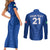 Custom Italy Rugby Couples Matching Short Sleeve Bodycon Dress and Long Sleeve Button Shirts World Cup 2023 Go Gli Azzurri Sporty Style LT9 - Wonder Print Shop