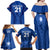 Custom Italy Rugby Family Matching Off Shoulder Long Sleeve Dress and Hawaiian Shirt World Cup 2023 Go Gli Azzurri Sporty Style - Wonder Print Shop