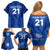 Custom Italy Rugby Family Matching Off Shoulder Short Dress and Hawaiian Shirt World Cup 2023 Go Gli Azzurri Sporty Style LT9 - Wonder Print Shop