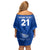 Custom Italy Rugby Family Matching Off Shoulder Short Dress and Hawaiian Shirt World Cup 2023 Go Gli Azzurri Sporty Style LT9 - Wonder Print Shop