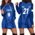 Custom Italy Rugby Hoodie Dress World Cup 2023 Go Gli Azzurri Sporty Style - Wonder Print Shop