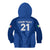 Custom Italy Rugby Kid Hoodie World Cup 2023 Go Gli Azzurri Sporty Style - Wonder Print Shop