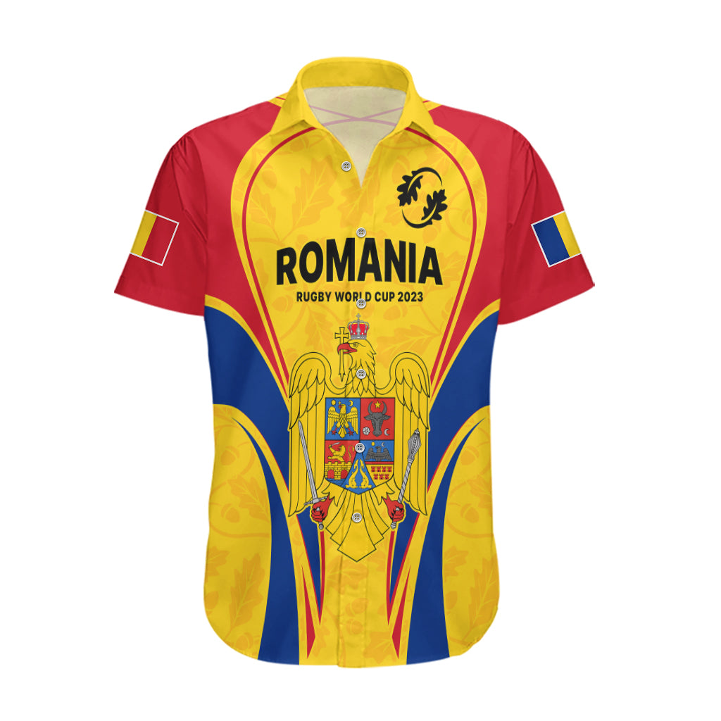 Romania Rugby Hawaiian Shirt The Oaks World Cup 2023 Go Stejarii - Wonder Print Shop