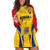 Romania Rugby Hoodie Dress The Oaks World Cup 2023 Go Stejarii - Wonder Print Shop