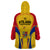 Romania Rugby Wearable Blanket Hoodie The Oaks World Cup 2023 Go Stejarii - Wonder Print Shop