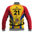 Custom Romania Rugby Baseball Jacket The Oaks World Cup 2023 Go Stejarii LT9 - Wonder Print Shop